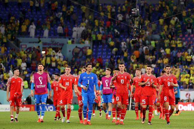 گزارش تصویری بازی برزیل و سوییس