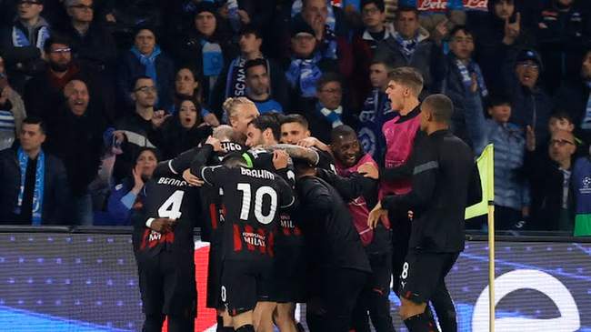 گزارش تصویری دیدار ناپولی و میلان در شب طلسم شکنی و پایان حسرت