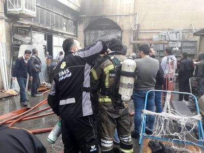 حریق در انبار  ضایعات ده‌ها مصدوم بر جای گذاشت 