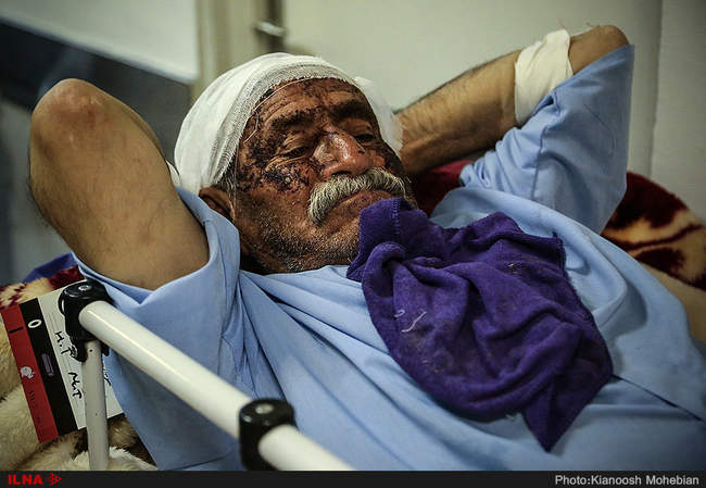 مصدومان زلزله غرب ایران در بیمارستان های تهران