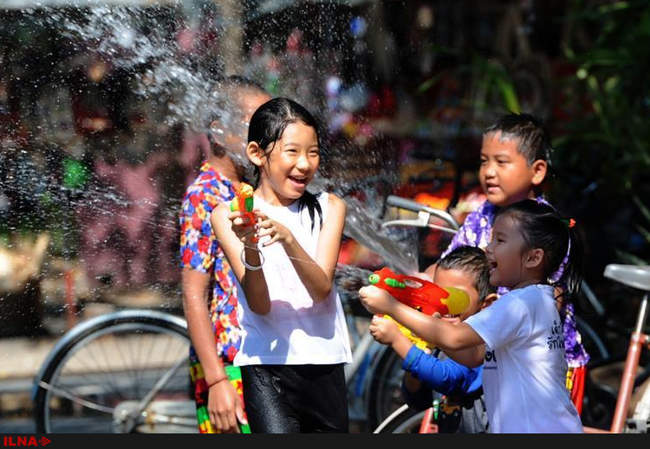 جشن آب‌بازی در تایلند /تصویر/