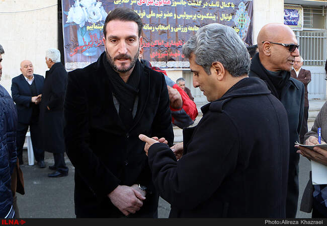 تشییع پیکر همایون بهزادی
