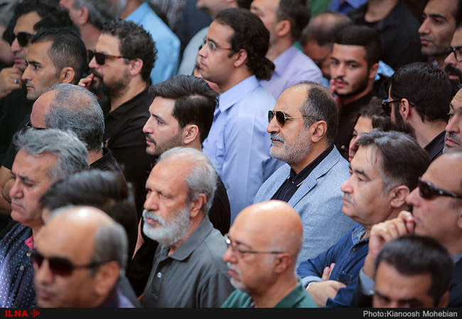 مراسم تشییع پیکر یدالله صمدی