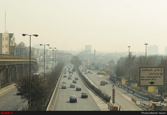 آلودگی هوای امروز تهران 
