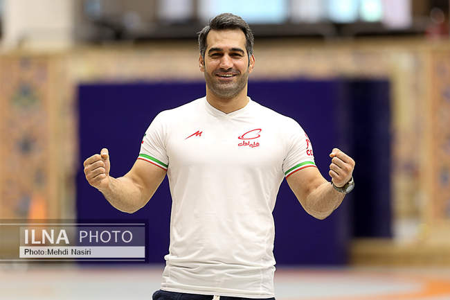 آخرین تمرین کشتی فرنگی ایران قبل از اعزام به ایتالیا