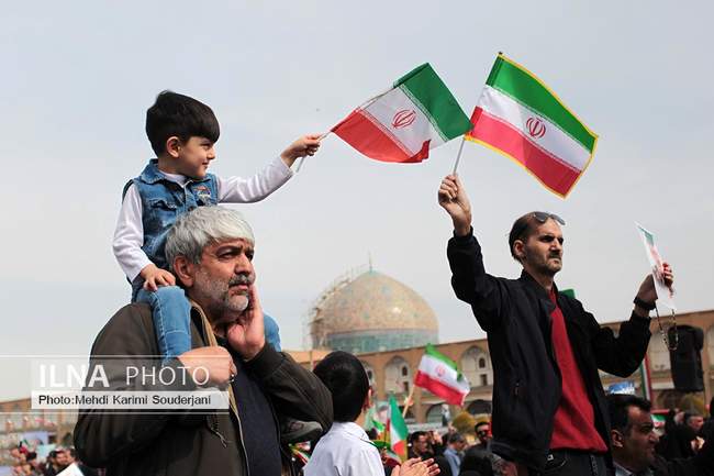 راهپیمایی 22 بهمن در اصفهان