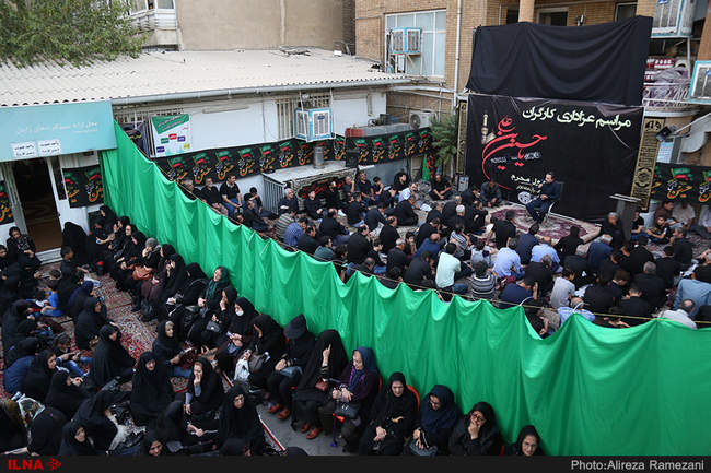 چهارمین شب مراسم عزاداری حضرت اباعبدالله الحسین (ع) در خانه کارگر 