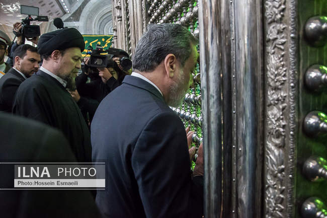 تجدید میثاق وزیر و کارکنان وزارت امور خارجه با آرمان‌های امام راحل