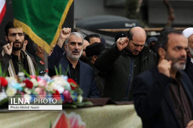 مراسم تشییع پیکر شهید سیدرضی موسوی 