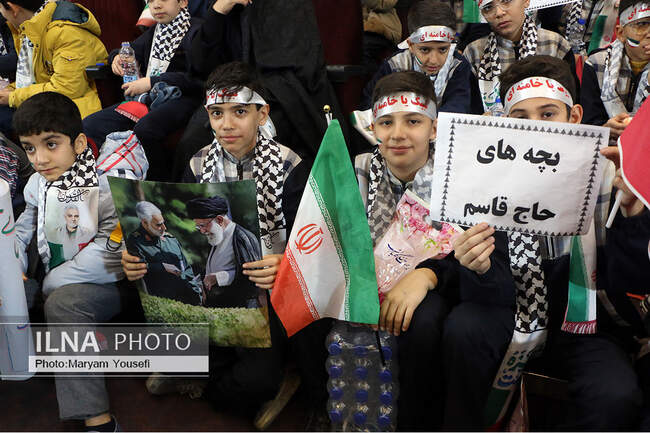 اجتماع دانش آموزی فرزندان حاج قاسم در تبریز