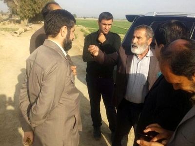 بازدید سرزده استاندار خوزستان از رودخانه زهره