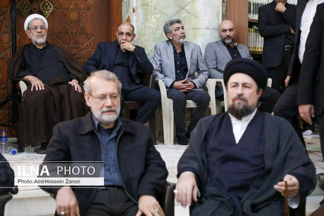 مراسم چهلمین روز درگذشت سینا علیخانی در حرم مطهر امام خمینی (ره)