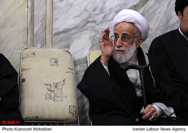 مراسم ترحیم همسر آیت الله جنتی