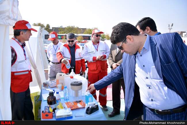  مانور تیم های درمان اضطراری (BHCU) جمعیت هلال احمر استان خراسان رضوی در مشهد مقدس