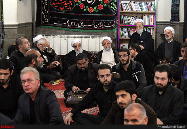 مراسم چهلمین روز درگذشت آیت‌الله خزعلی