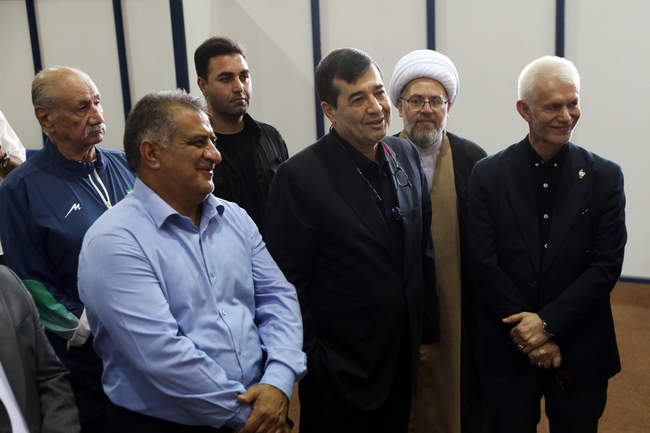 حضور وزیر ورزش و جوانان در اردوی تیم ملی دوومیدانی