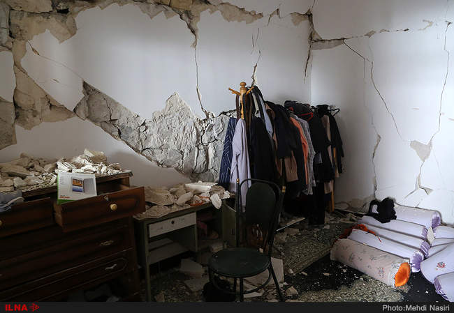 دشت ذهاب در پنجمین روز پس از زلزله/1