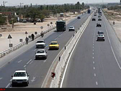 ترافیک نیمه‌سنگین در آزادراه کرج قزوین