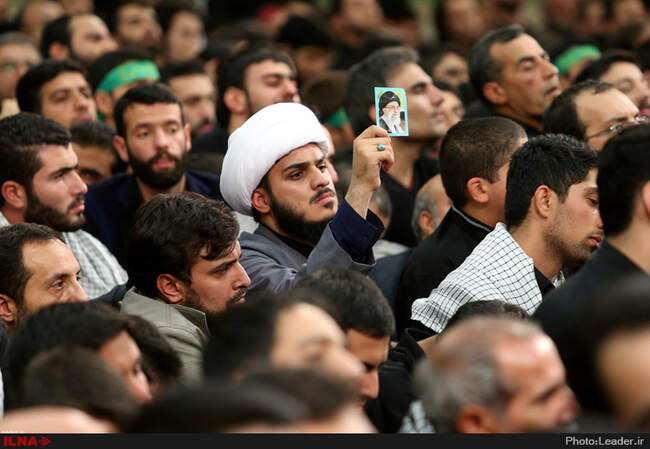 مراسم عزاداری شام غریبان در حسینیه امام خمینی