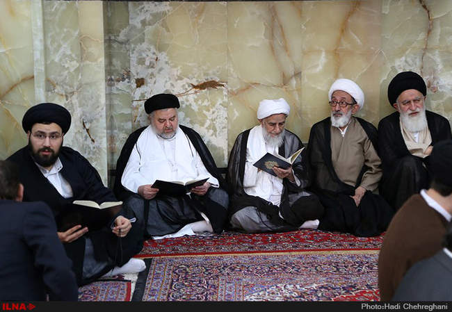 مراسم بزرگداشت آیت الله خزعلی در قم