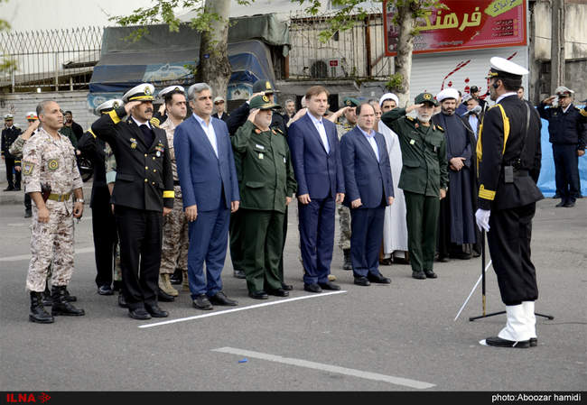 مراسم روز ارتش در رشت