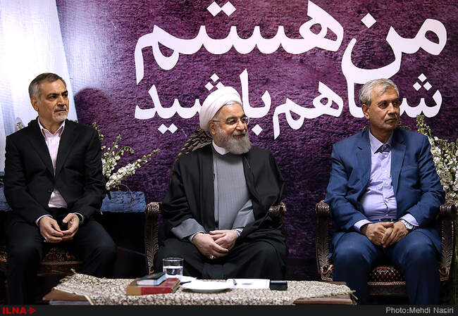 دیدار رئیس جمهور از خانه سالمندان و معلولین مجتمع قدس