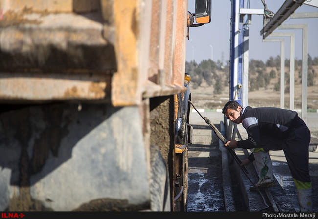 کارگران سایت پسماند زباله کهریزک تهران