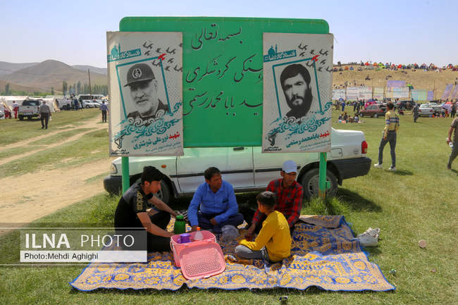 مسابقات کشتی با چوخه در رهورد قوچان