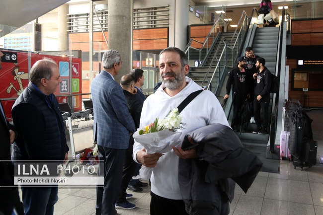 بازگشت تیم ملی بسکتبال به تهران 