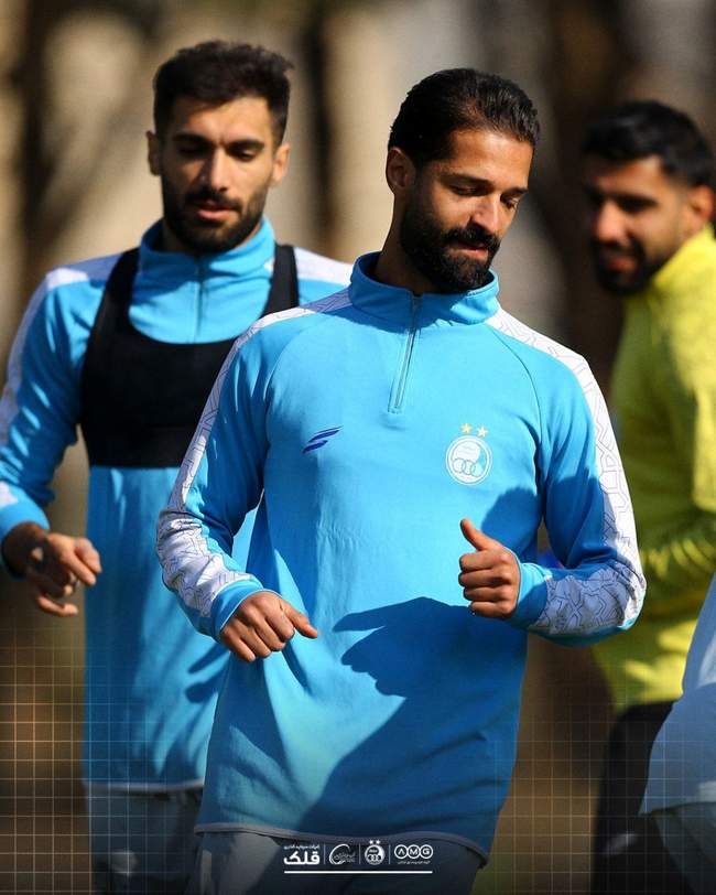 گزارش تصویری آخرین تمرین استقلال قبل از بازی با سپاهان