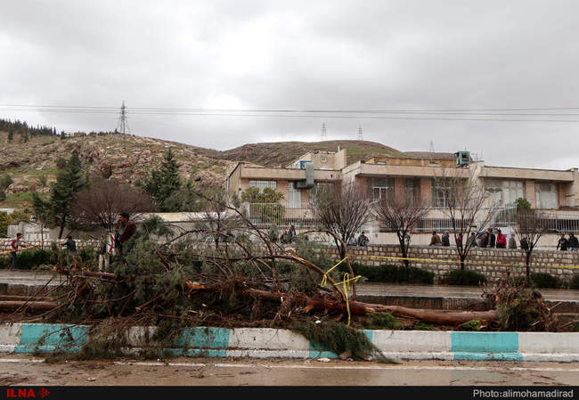 سیل در شیراز 