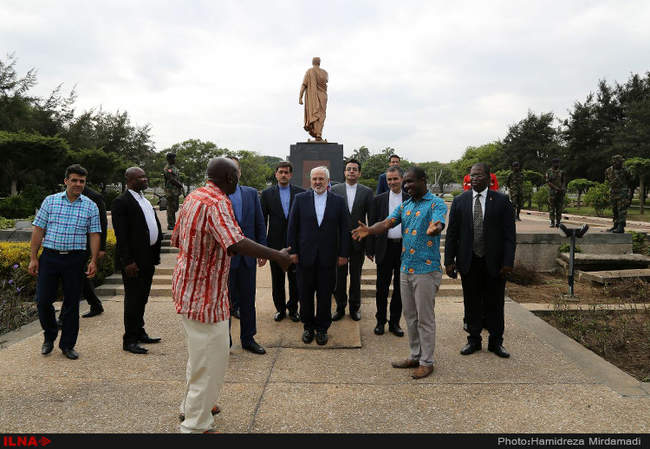 سفر محمدجواد ظریف وزیر امور خارجه کشورمان به غنا