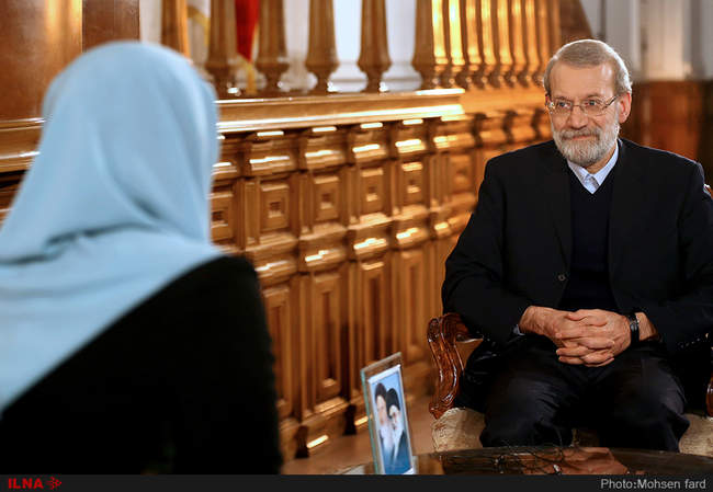 گفتگوی خبری علی لاریجانی به مناسبت روز مجلس