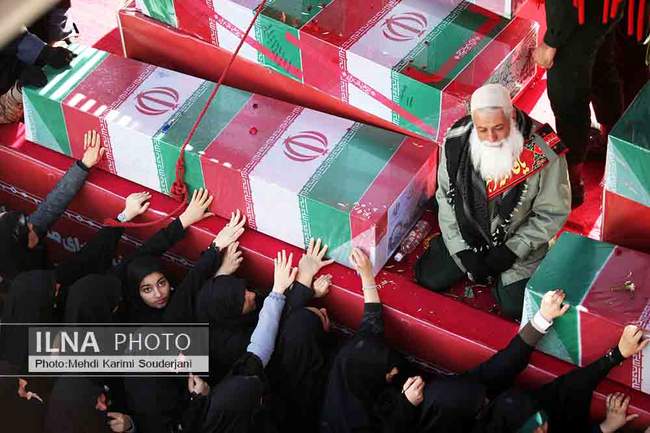 تشییع شهدای گمنام در اصفهان