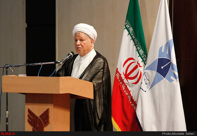 بازدید آیت الله هاشمی رفسنجانی از چند طرح در دانشگاه آزاد اسلامی واحد مشهد 