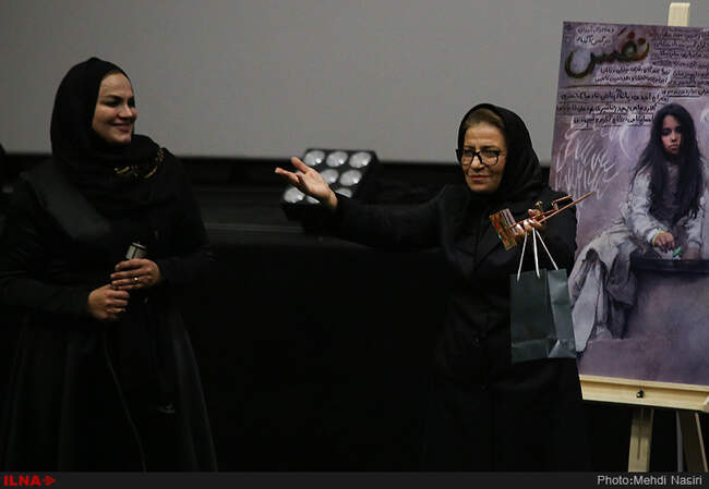 احترام برومند در اکران خصوصی فیلم نفس