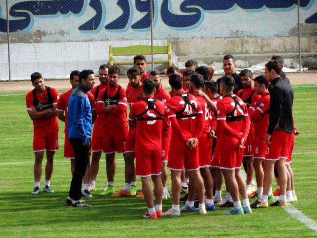 گزارش تصویری تمرین امروز نساجی