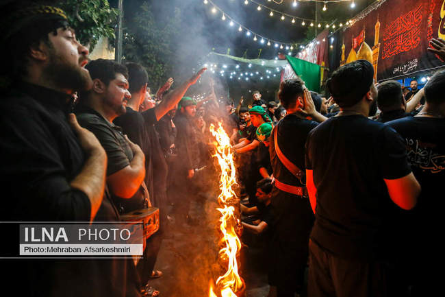 آئین مشعل گردانی در دولت آباد شهر ری