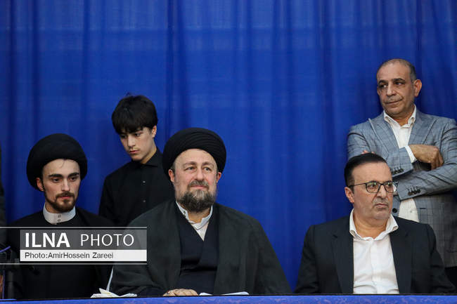 سید حسن خمینی در آیین سالگرد امام خمینی(ره) در روستای خیارج قزوین