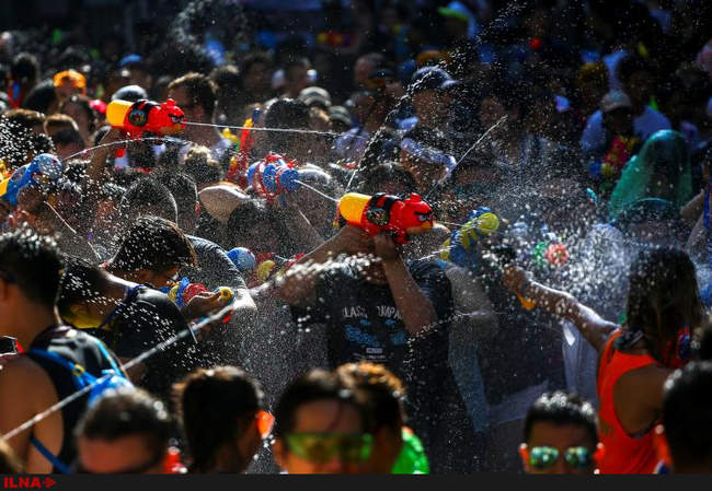 جشن آب‌بازی در تایلند /تصویر/