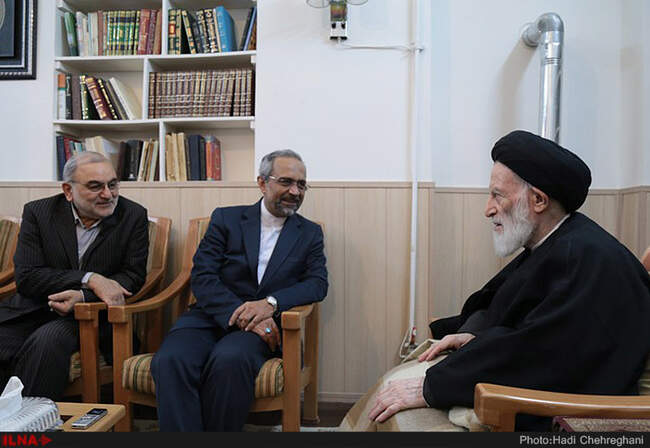 سفر محمد نهاوندیان به قم