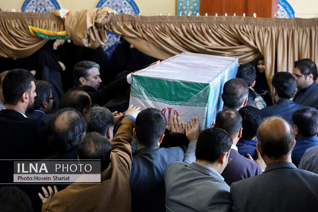 وداع با شهید حافظ امنیت در مشهد