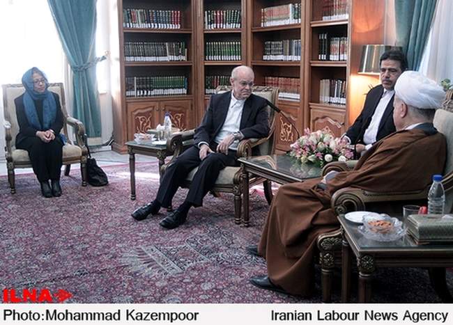 دیدار دکتر ویلیام وندلی با آیت الله هاشمی