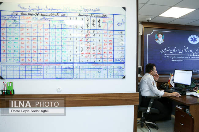 نشست خبری رئیس سازمان اورژانس استان تهران