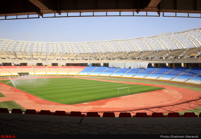 آماده سازی ورزشگاه نقش جهان برای روز افتتاحیه