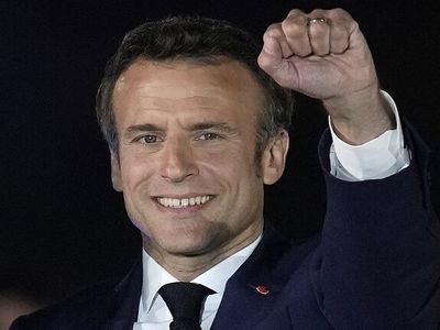 پیام تبریک شماری از رهبران عرب برای انتخاب مجدد ماکرون