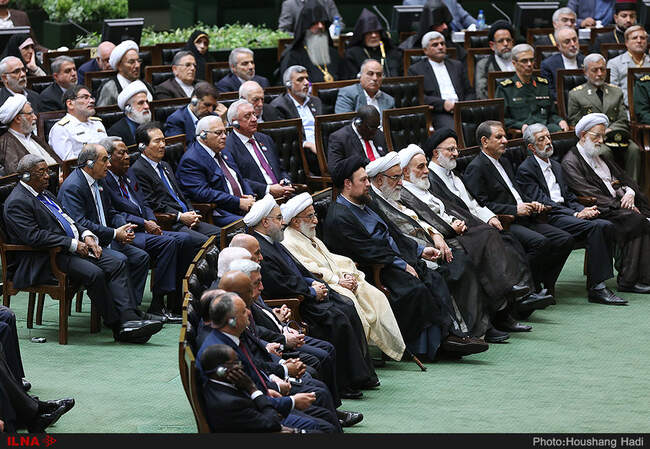 حواشی مراسم تحلیف دوازدهمین دوره ریاست جمهوری به روایت تصویر