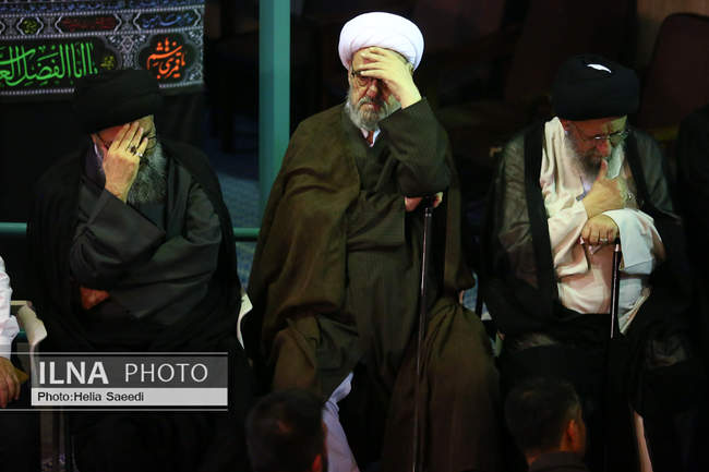 مراسم بزرگداشت والده همسر حجت‌الاسلام سید حسن خمینی در حسینیه جماران