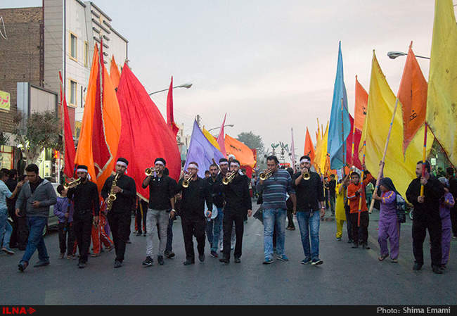 ورود کاروان نمادین اسرای کربلا به شام
