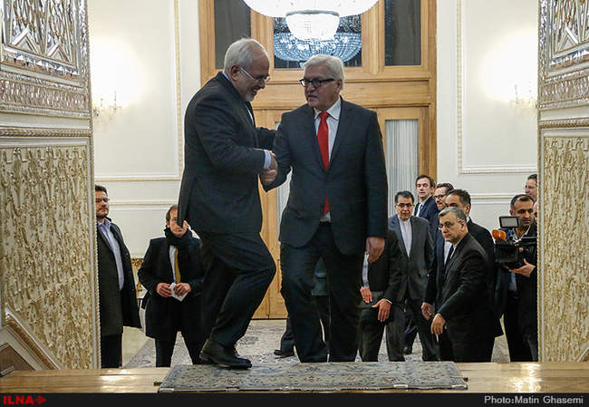 دیدار محمد جواد ظریف وزیر امور خارجه کشورمان با فرانک والتر اشتن مای